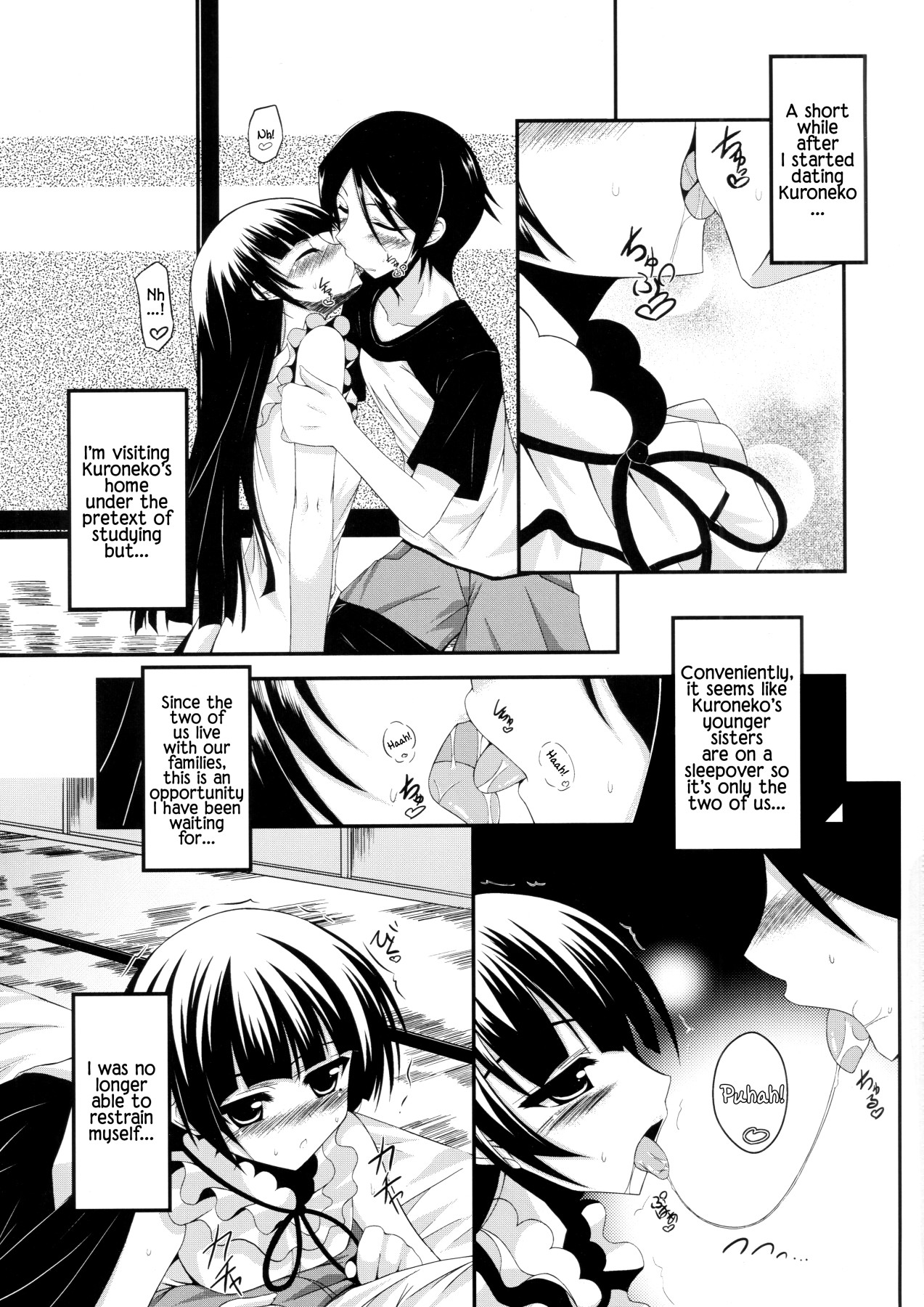 Hentai Manga Comic-A Book Where Kuroneko And I Get Naughty-Read-2